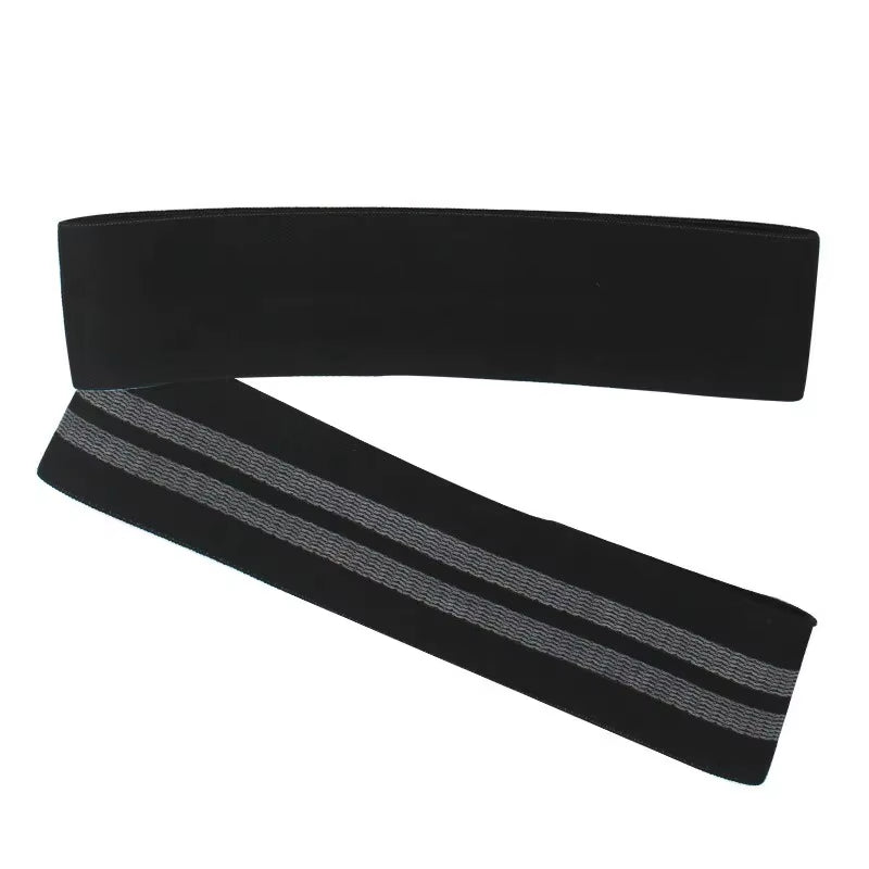 Crochet Gradient Color Resistance Band Deep Squat Buttocks Shaping Men and Women Single Training Ring Fitness Elastic Band