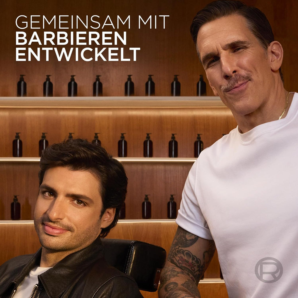 L'Oréal Men Expert XXL Duschgel Und Shampoo Für Männer, Duschbad Zur Reinigung Von Körper, Haar, Gesicht Und Bart, Herren Körperpflege Mit Holzigem Duft Und Zedernholzöl, Barber Club, 1 X 400 Ml