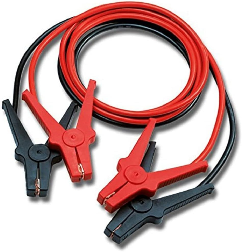 AEG Starthilfekabel Alu-Tec, Für 12 Volt Und 24 Volt, in Aufbewahrungstasche, 2 X 3M, Erfüllt DIN 72553