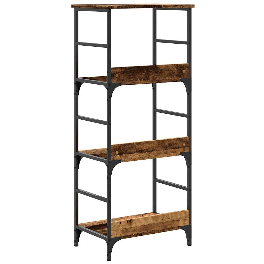 Bücherregal Altholz-Optik 50X33X117,5 Cm Holzwerkstoff