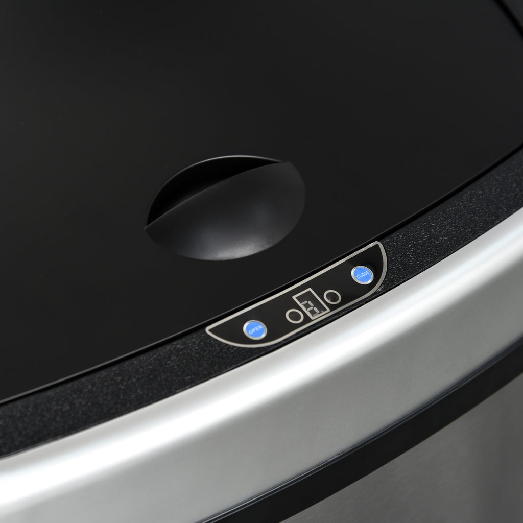 Automatik Mülleimer Abfalleimer Mit Infrarotsensor Küche Silber
