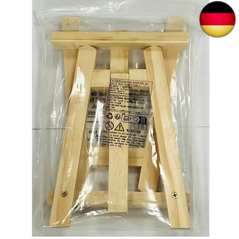 2 Stück Mini Staffelei, Tischplatte Tischkalender Ständer Holz, Kleine T