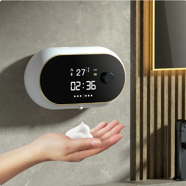 (US-DE Shipping) Automatic Hand Sanitizer Soap Dispenser Wall Mounted USB Foam