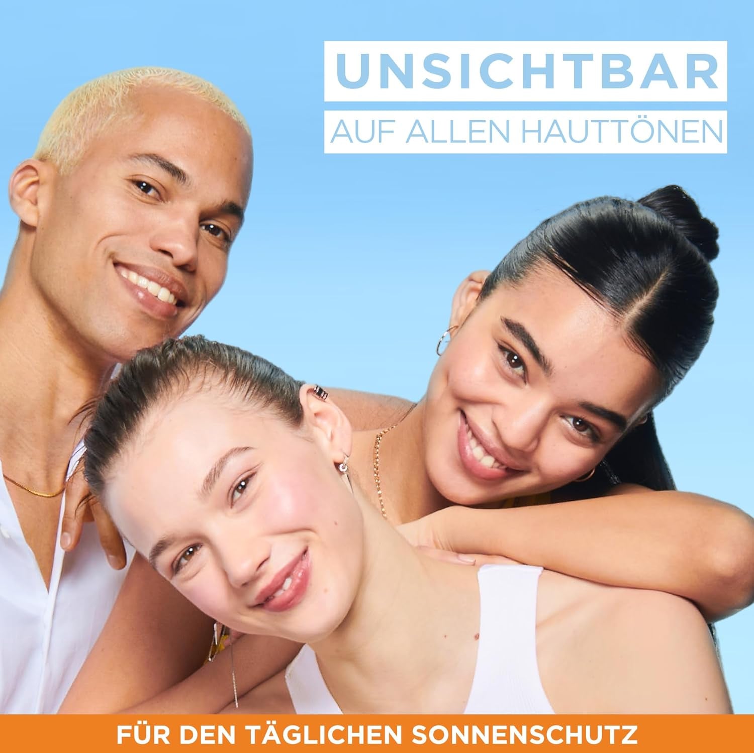 Garnier Ambre Solaire LSF 50+ Super UV Fluid Sonnenschutz, Sonnencreme Mit Hyaluronsäure, Ultraleichte & Mattierende Formel Für Das Gesicht, Unsichtbar, Schutz Vor Sonnenbrand & Pigmentflecken, 40Ml