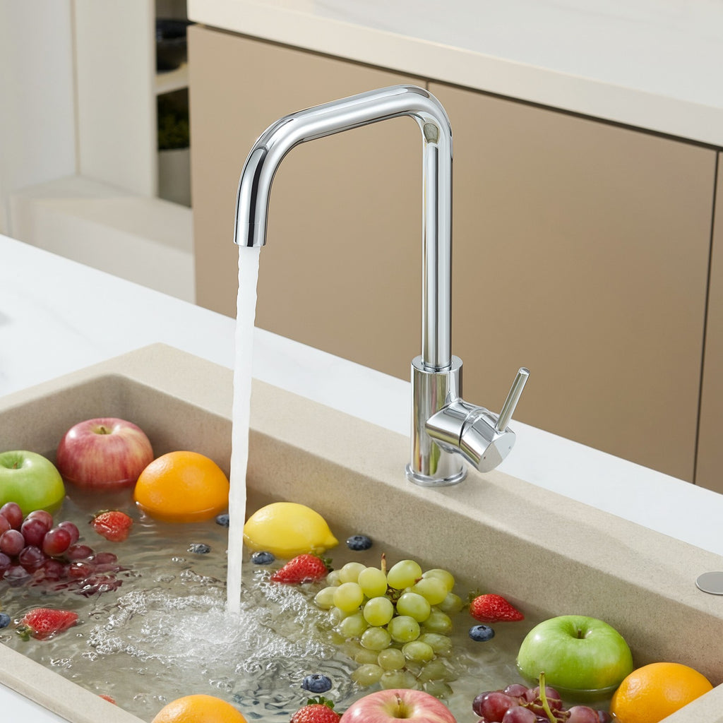 360° Drehbarer Küchenarmatur Wasserhahn Mischbatterie Küche Spültischarmat