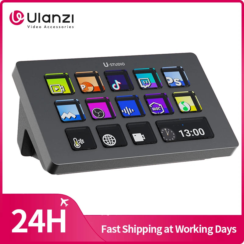 D200 Production Console and Studio Controller for Gaming/Office/Livestreaming/Content Creation Youtube Tiktok