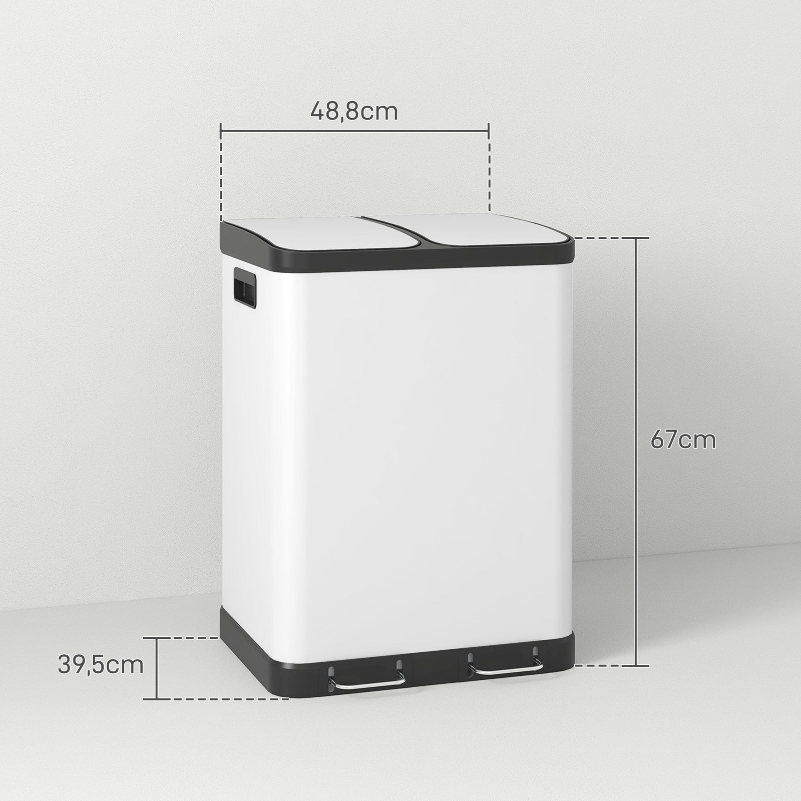 Mülleimer Küche 2 X 30L Mülltrennsyste