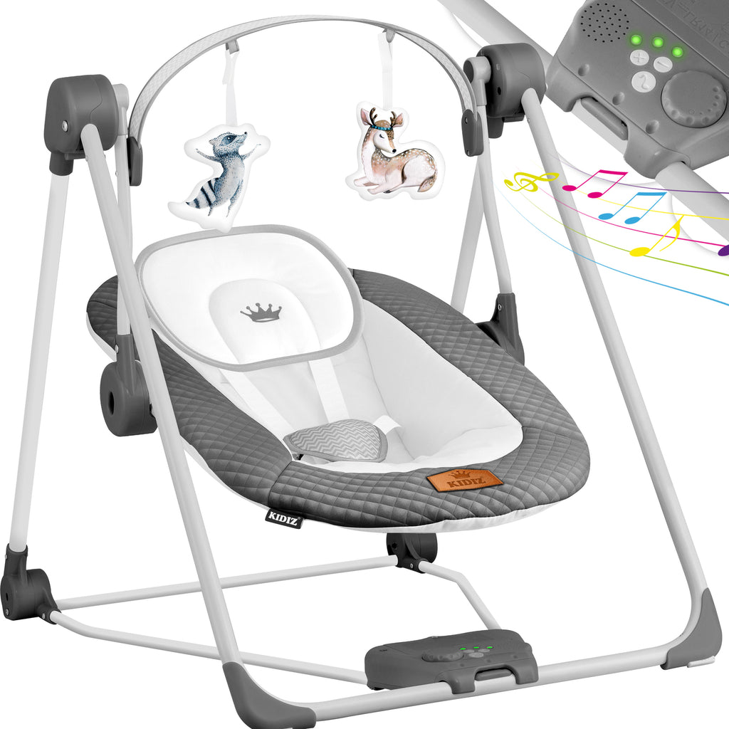 KIDIZ® Babywippe Schaukelwippe Babyschaukel Spielbogen Babywiege Liege Wippe