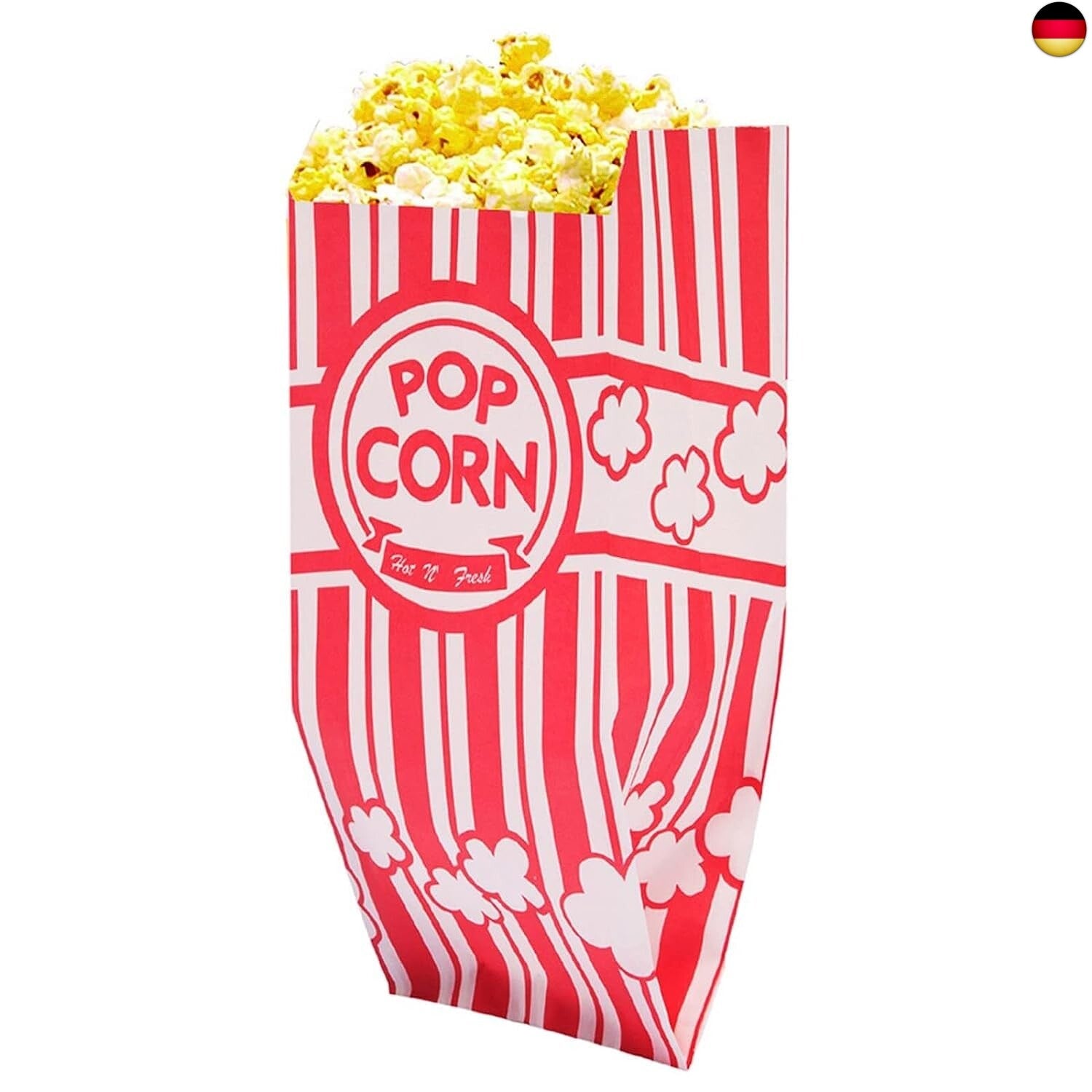 Tebery 200 Stück Popcorn Tüte, Papiertüten Partytüte, Popcorn Box Candy Tüte
