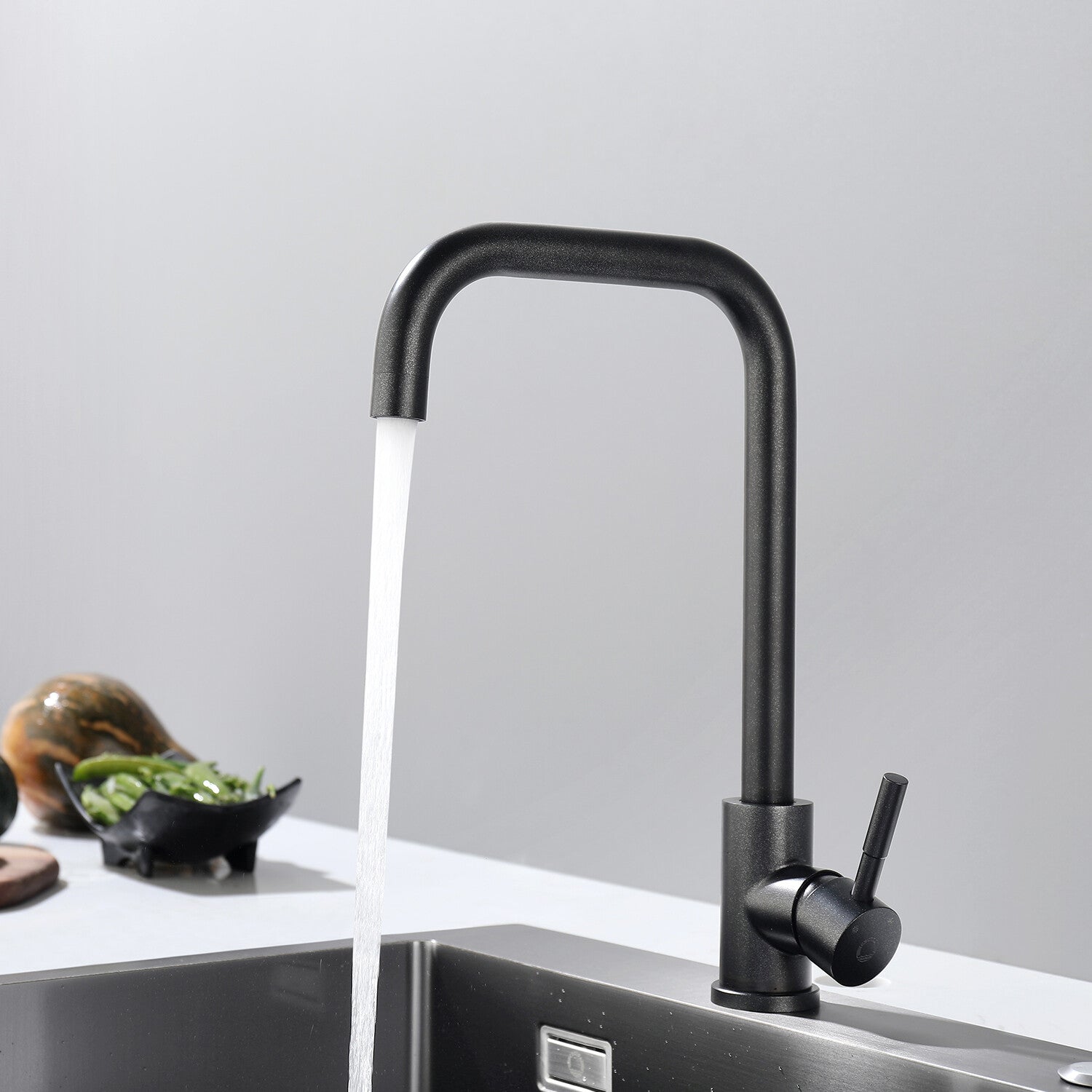 360° Drehbarer Küchenarmatur Wasserhahn Mischbatterie Küche Spültischarmat