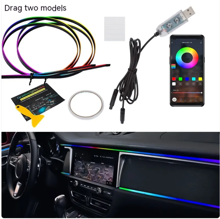 (US-DE Shipping) Car LED Ambient Light Bar