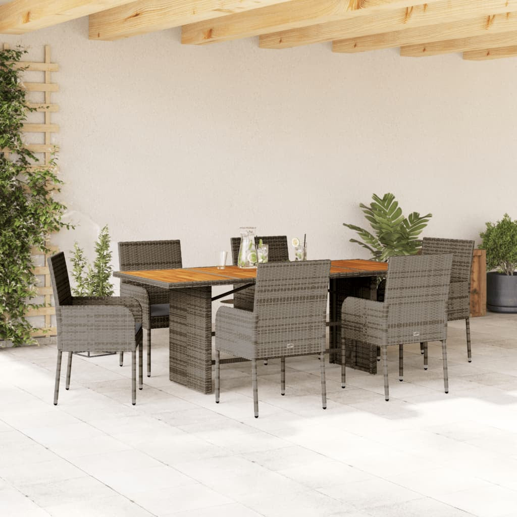 Gartenmöbel Set Essgruppe Sitzgruppe Gartengarnitur Gartenset Poly Rattan VidaXL