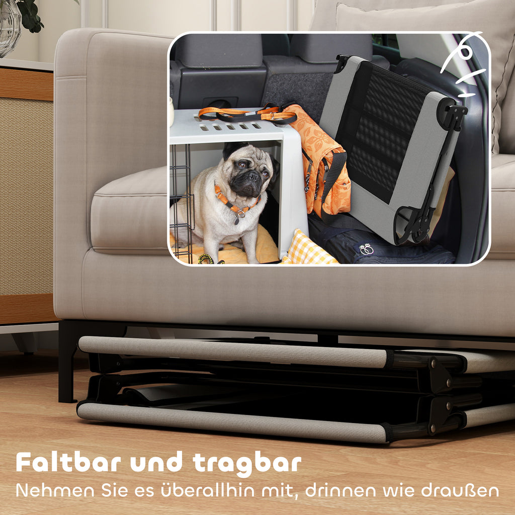 Erhöhtes Hundebett Klappbar Haustierbett, Outdoor Hundeliege Mit Netzdesign