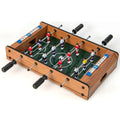 Mini-Fußballtisch Für 2 Spieler Platzsparender Tischkicker Mit Robustem Griff 51 X 30,5 X 9 Cm Natur