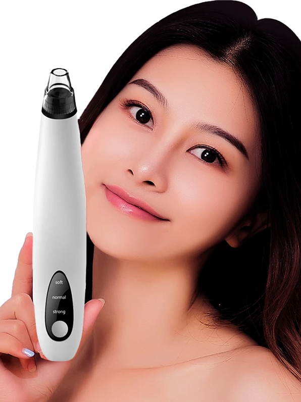 (US Shipping) Electric Blackhead Remover Cleaner Face Diamond Pore Vacuum Suction White Heads