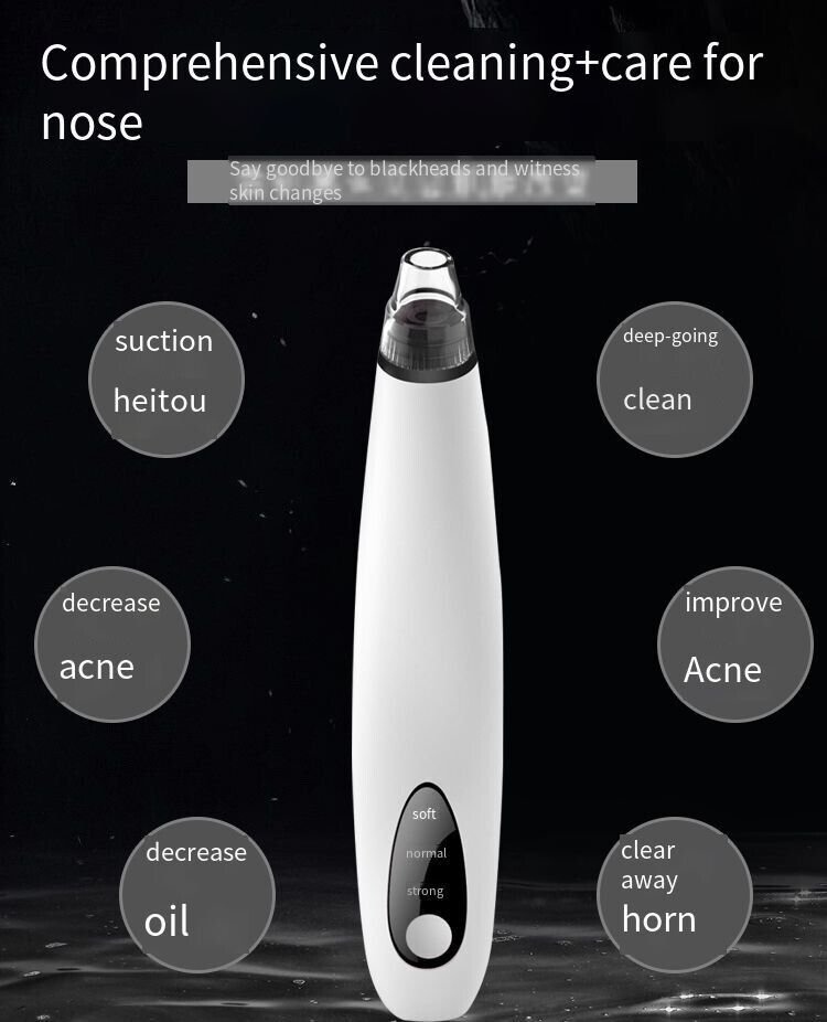 (US Shipping) Electric Blackhead Remover Cleaner Face Diamond Pore Vacuum Suction White Heads