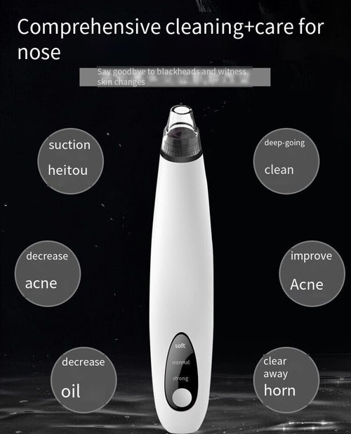 (US Shipping) Electric Blackhead Remover Cleaner Face Diamond Pore Vacuum Suction White Heads