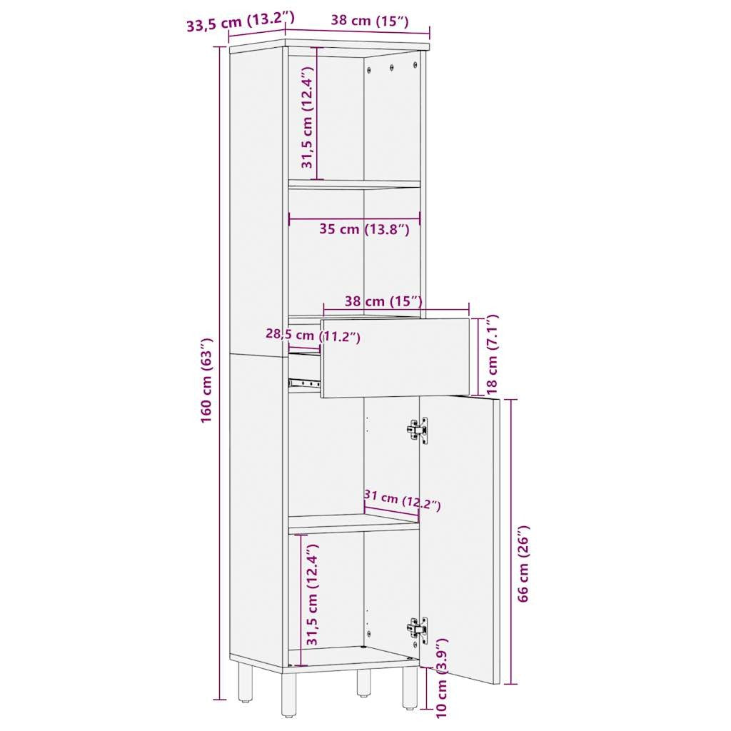Badschrank / Badezimmerschrank