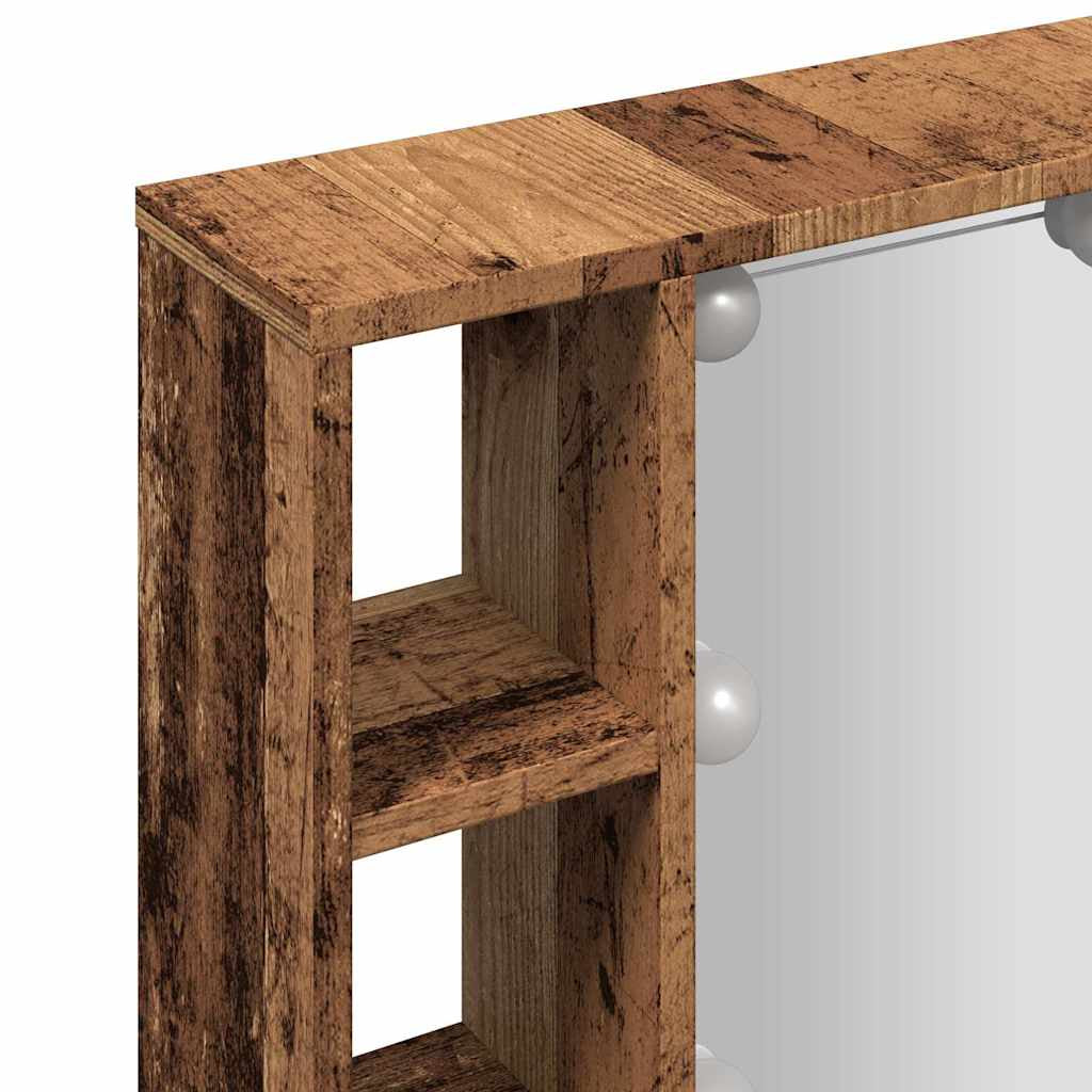 Spiegelschrank Mit LED Badschrank Badspiegel Badezimmer Hängeschrank VidaXL