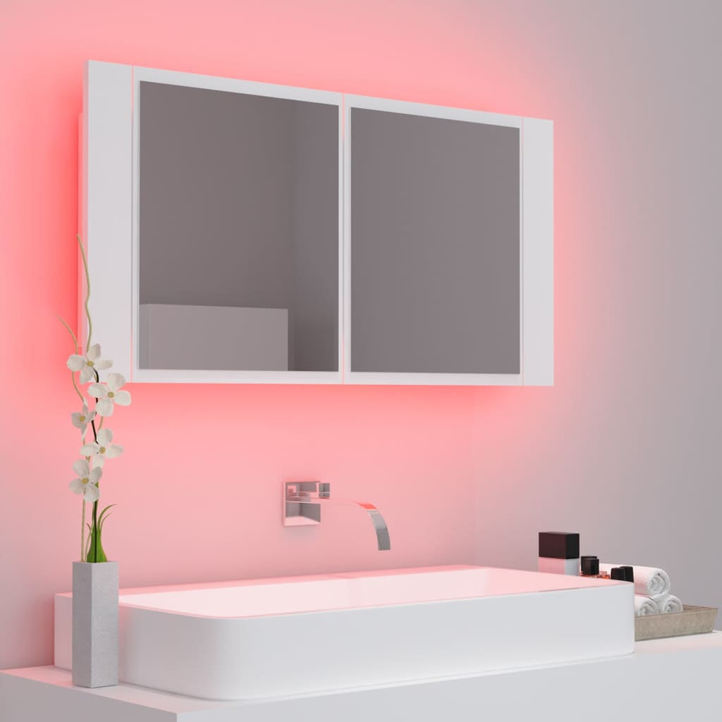 LED Bad Spiegelschrank Badschrank Badezimmerspiegel