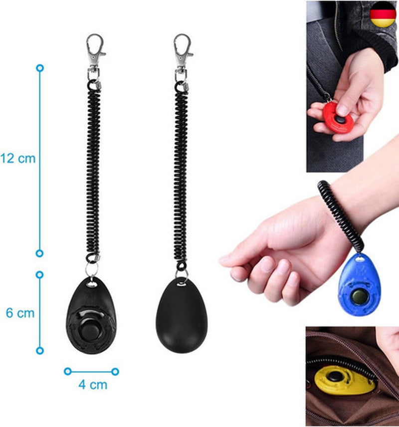Hunde Clicker, 4 Stück Trainings-Clicker