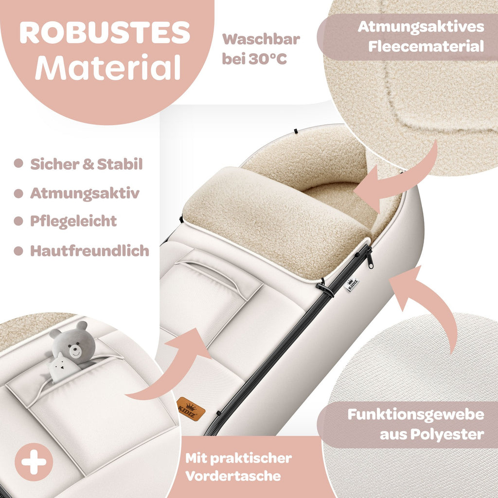 KIDIZ® Babyfußsack Baby Winterfußsack Kinderwagenfuß