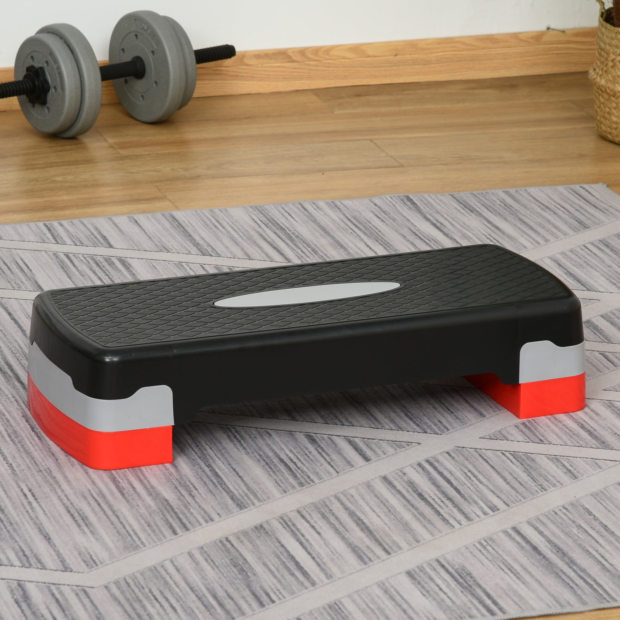 Steppbrett Aerobic Fitness Stepper Heimtrainer Höhenverstellbar