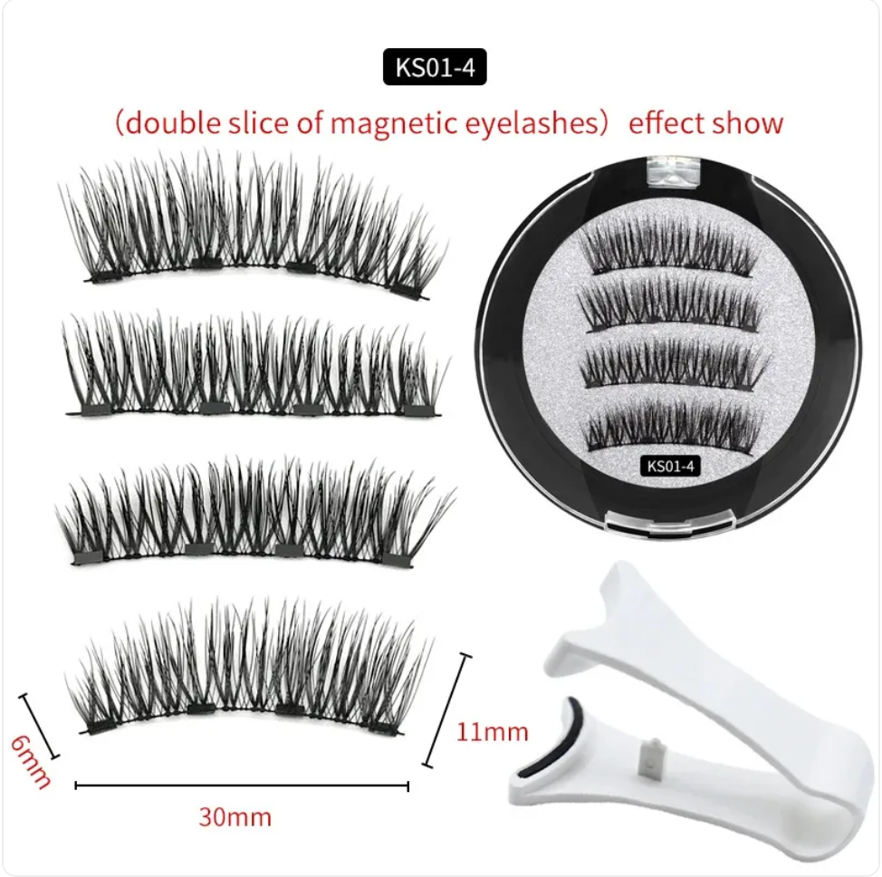 (US-DE Shipping) Reusable Magnetic Natural False Eyelashes