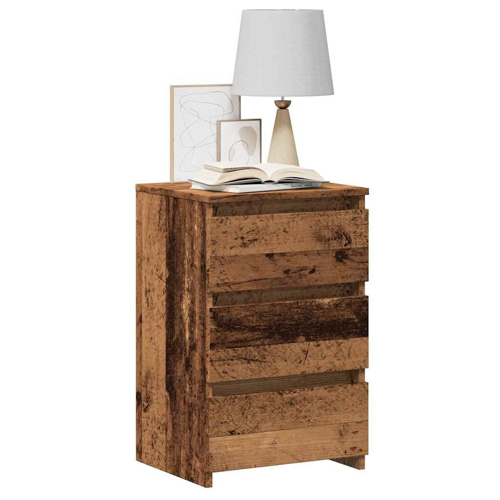 Nachttisch Altholz-Optik 40X35X62,5 Cm Holzwerkstoff