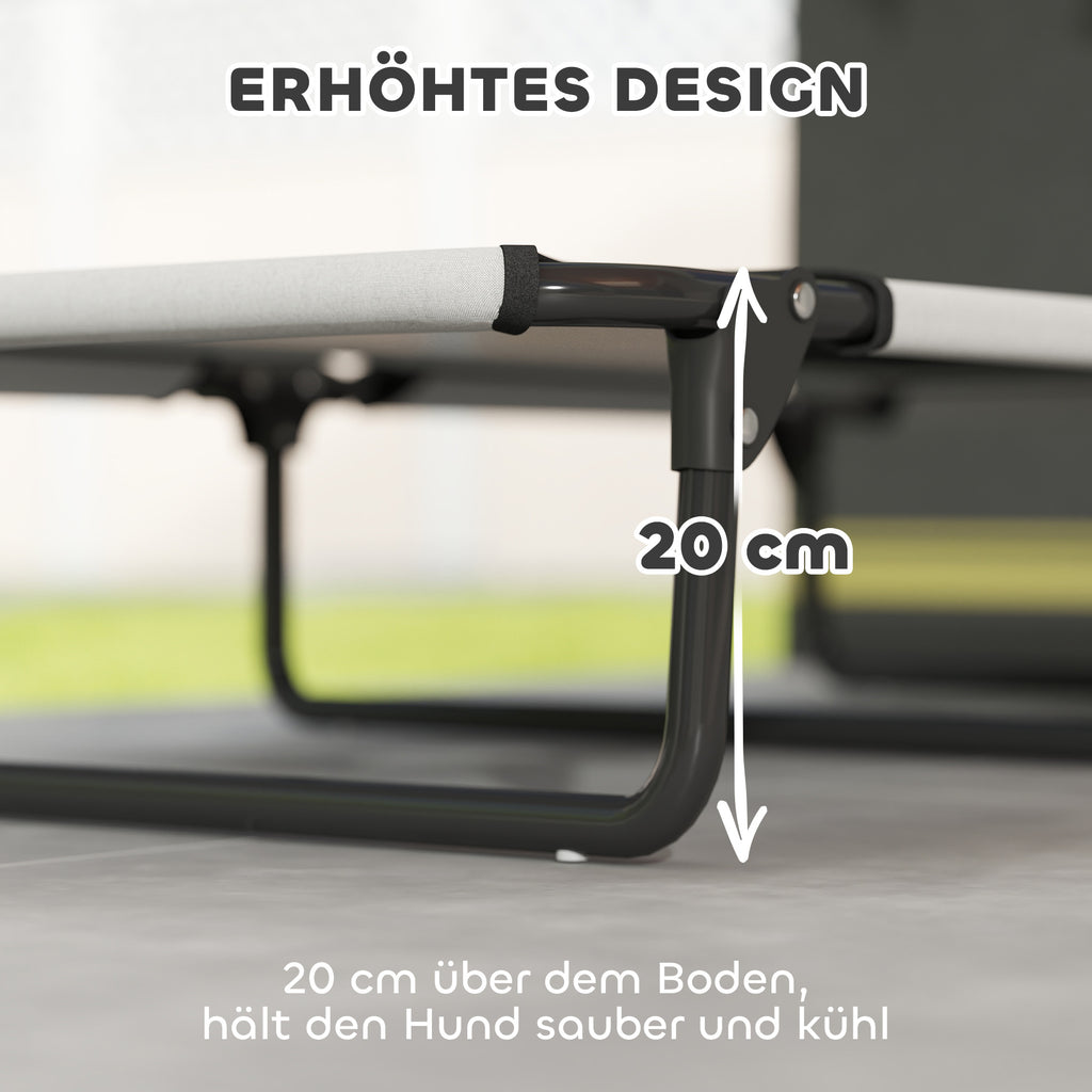 Erhöhtes Hundebett Klappbar Haustierbett, Outdoor Hundeliege Mit Netzdesign