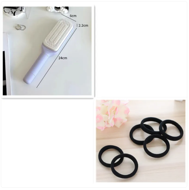 (US-DE Shipping) 4 In 1 Self Cleaning Brush
