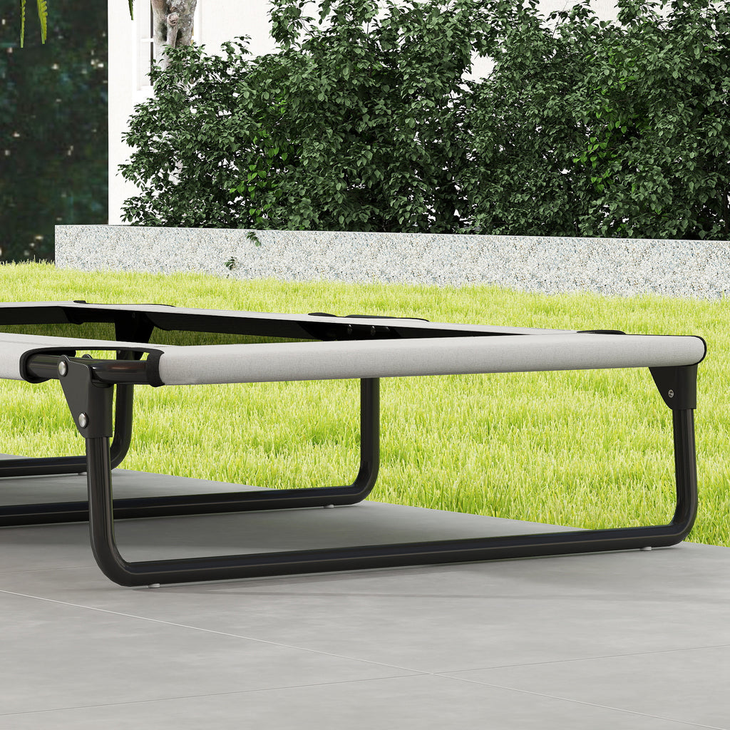 Erhöhtes Hundebett Klappbar Haustierbett, Outdoor Hundeliege Mit Netzdesign