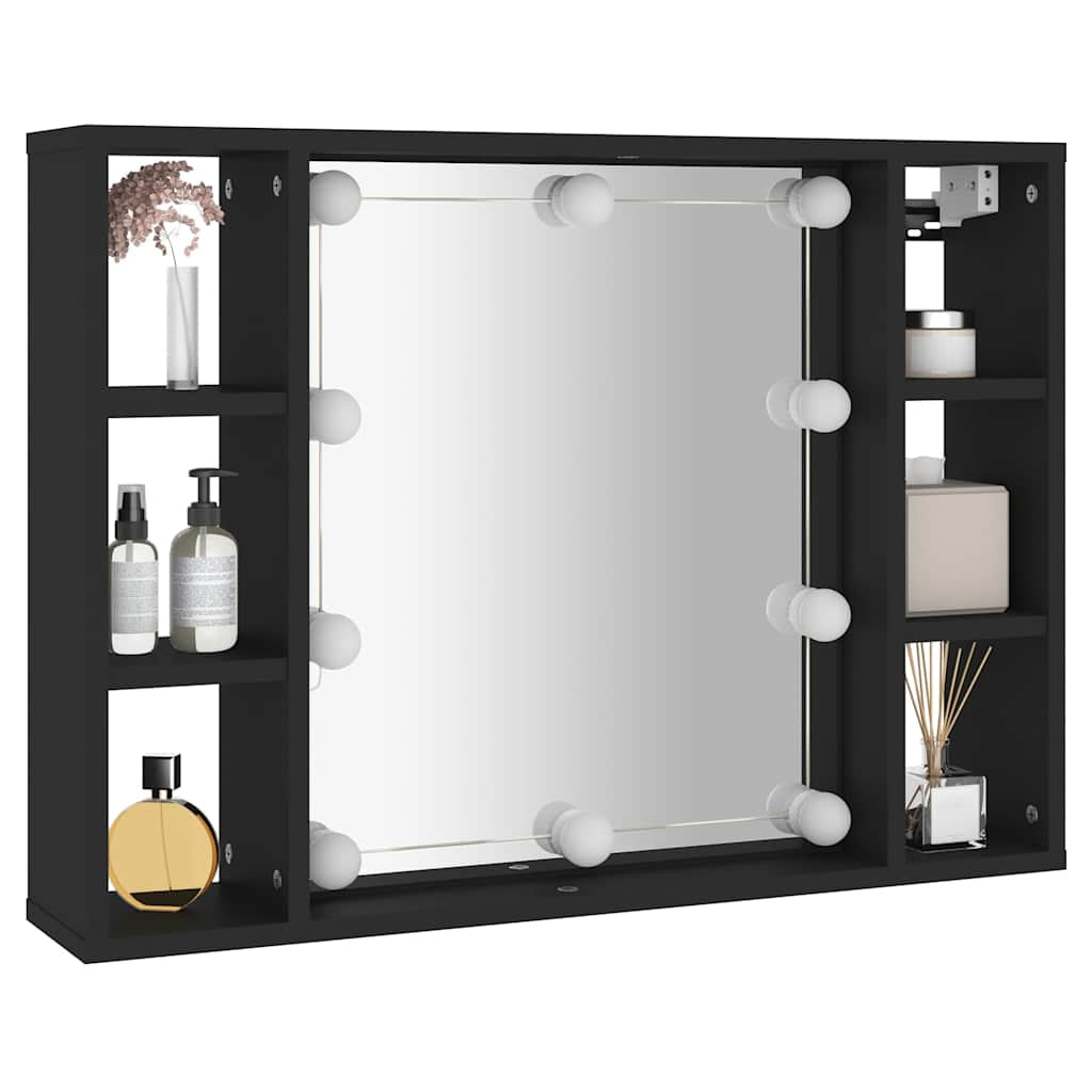 Spiegelschrank Mit LED Badschrank Badspiegel Badezimmer Hängeschrank VidaXL