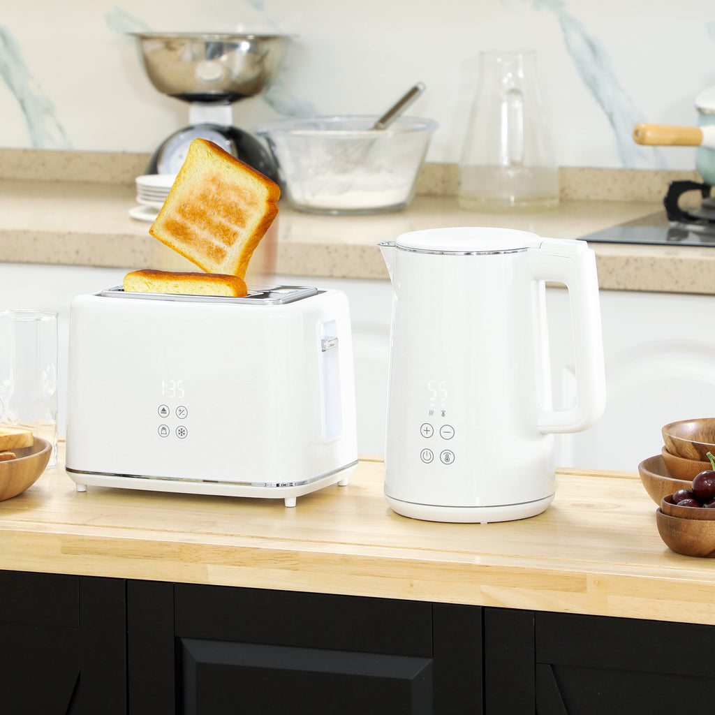 Küchenset Mit Wasserkocher Und Toaster, 7 Bräunungsstufe