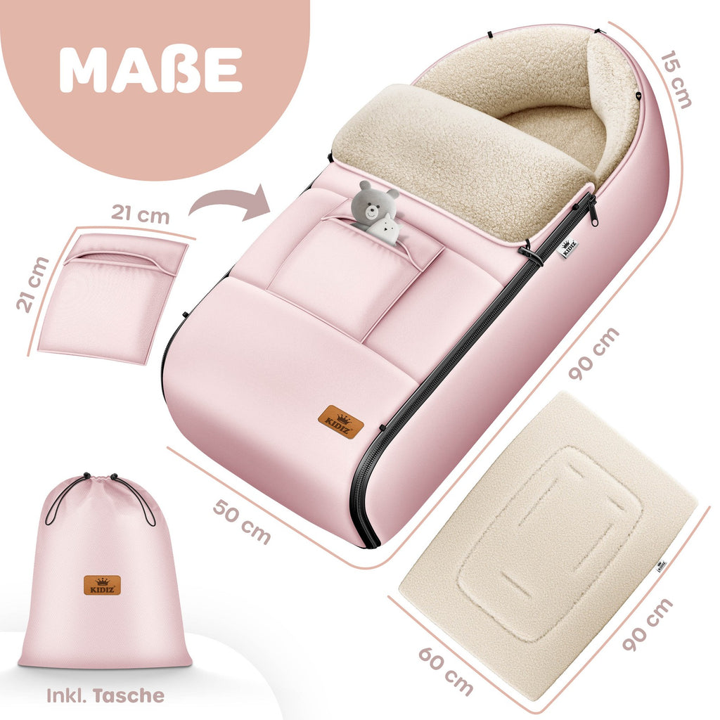 KIDIZ® Babyfußsack Baby Winterfußsack Kinderwagenfuß