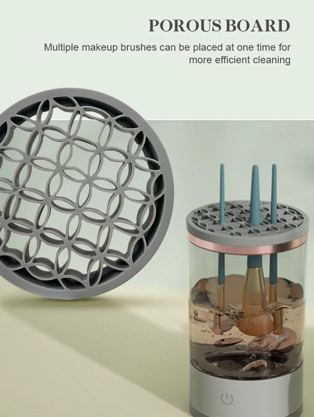 (US Shipping ) Automatic Brush Cleaner Electric Makeup Brush Cleaning Machine Fast Clean Dryer