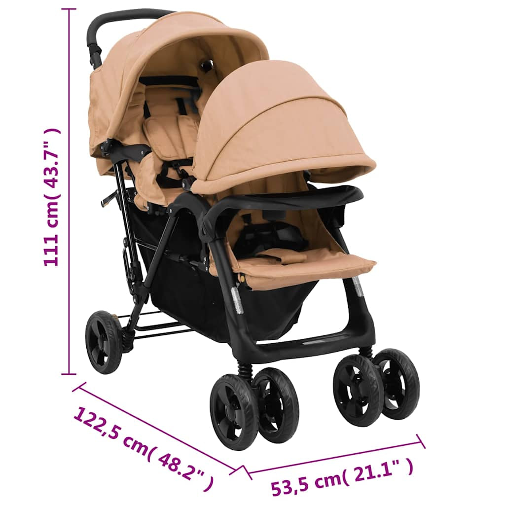 Kinderwagen für 2 Kinder