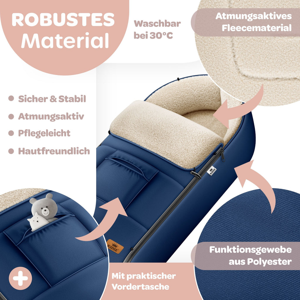 KIDIZ® Babyfußsack Baby Winterfußsack Kinderwagenfuß