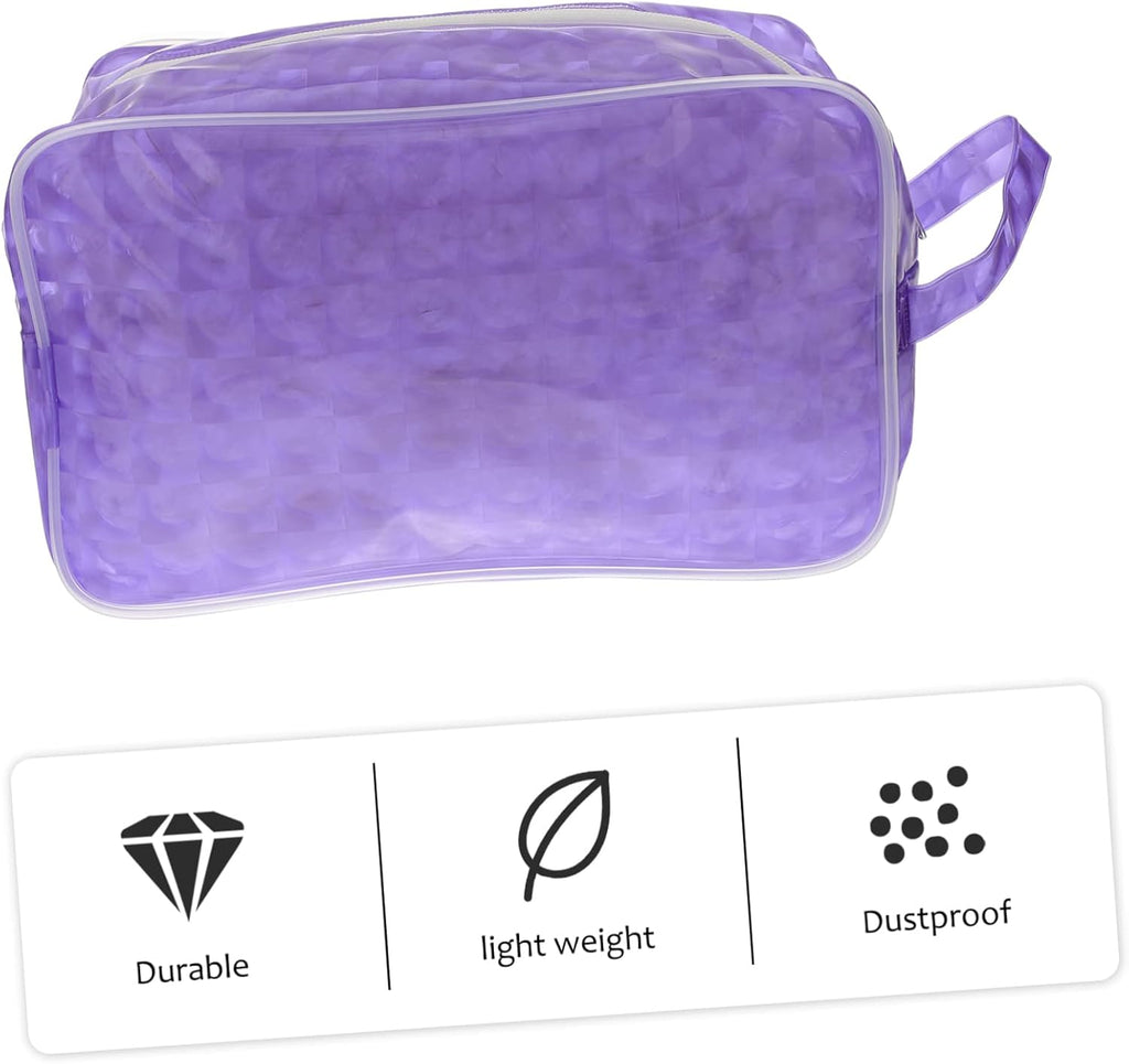 DOITOOL Reisetasche Kulturbeutel Eva Organizer Grau Mit Reißverschluss Für Reisen Schwimmen Strand