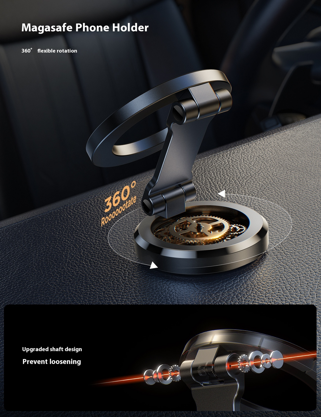(US-DE Shipping) MagSafe Car Mount Phone Holder