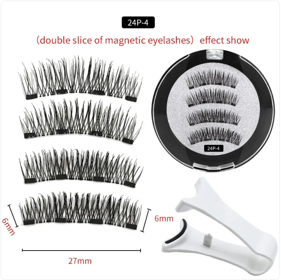(US-DE Shipping) Reusable Magnetic Natural False Eyelashes