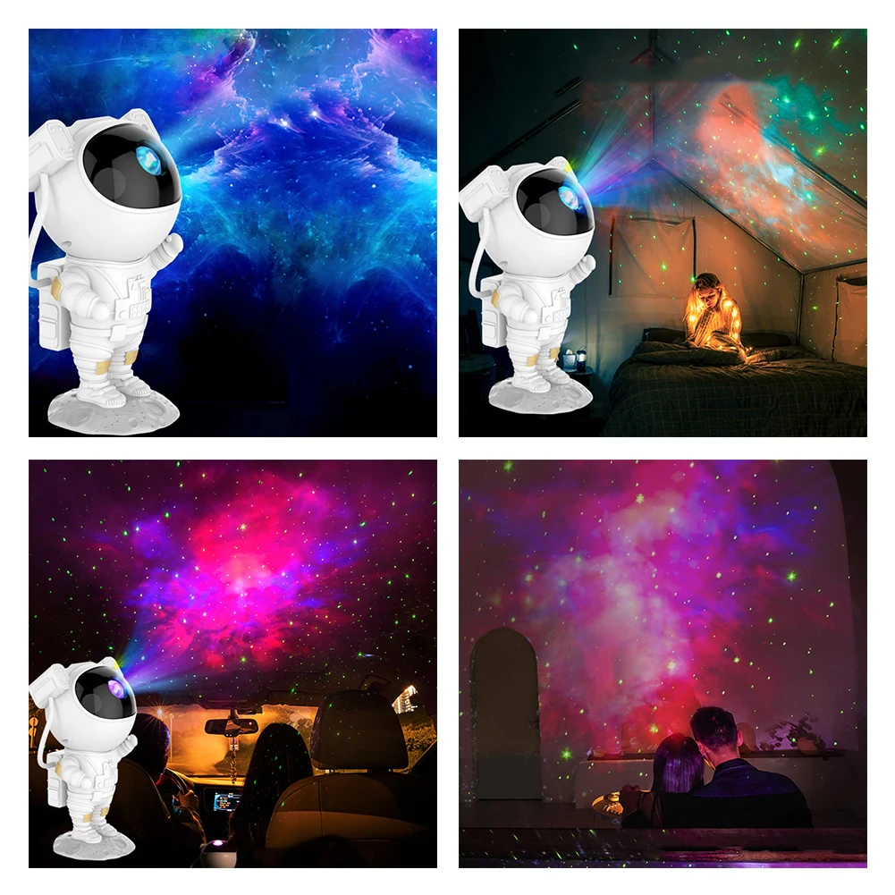 (US-Shipping) Astronaut Projector Galaxy Starry Sky Night Light Ocean Star LED Lamp Remote