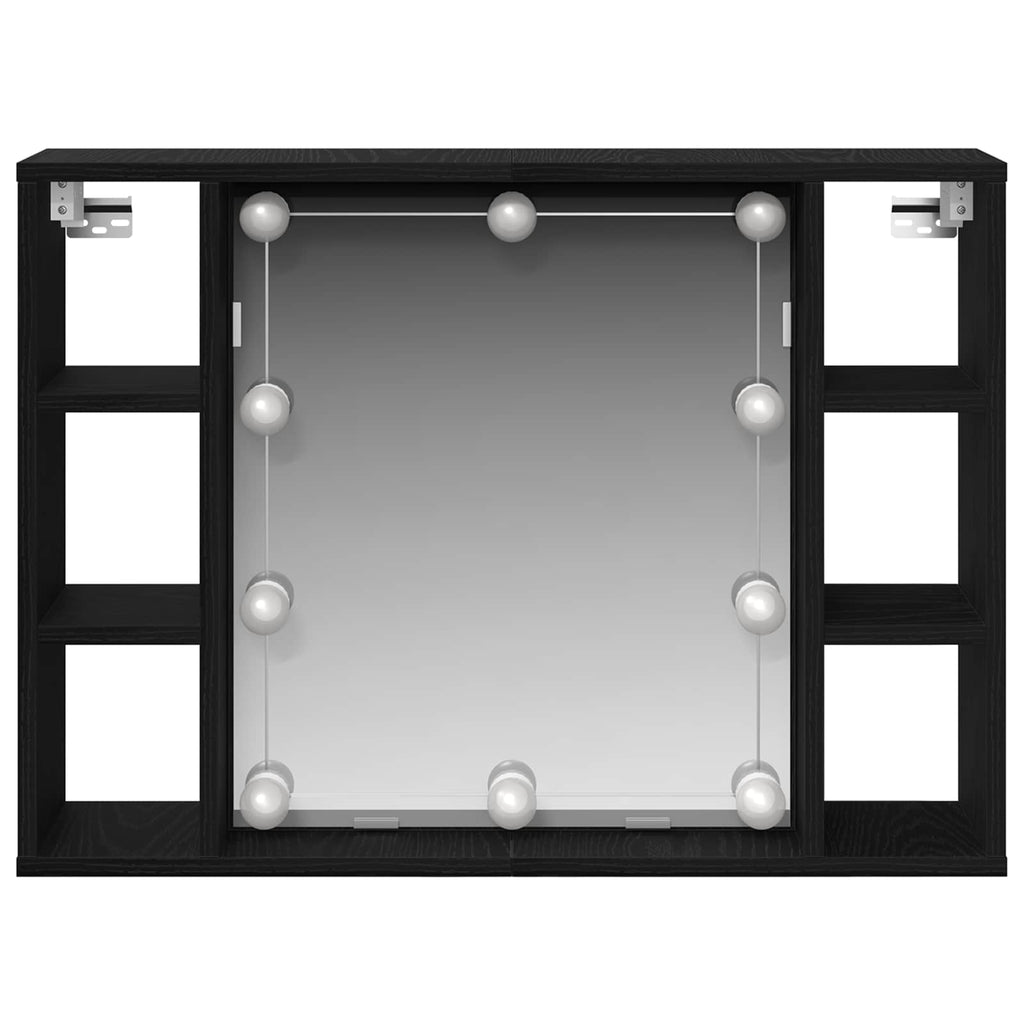 Spiegelschrank Mit LED Badschrank Badspiegel Badezimmer Hängeschrank VidaXL