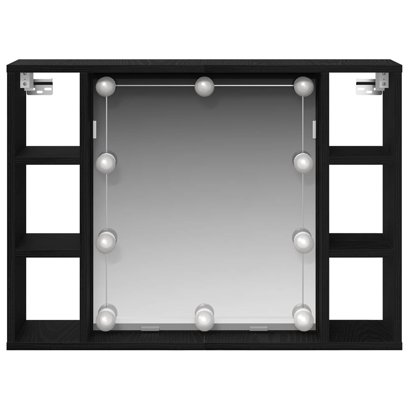 Spiegelschrank Mit LED Badschrank Badspiegel Badezimmer Hängeschrank VidaXL