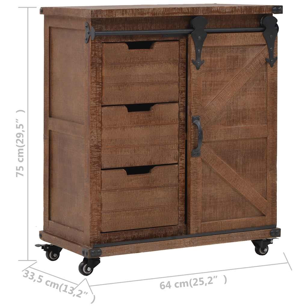 Tannenholz Sideboard Kommode Anrichte Mehrzweckschra