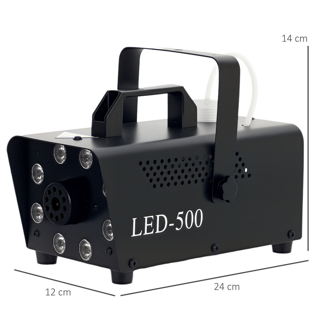 Nebelmaschine 450W Rauchmaschine Mit 13 Farbigen LED Lichtern Und RGB Effekt