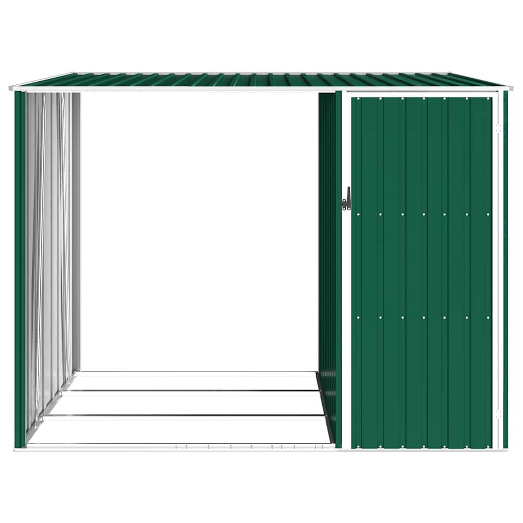 Garten Brennholzlager Kaminholz Holzlager Unterstand Verzinkter Stahl VidaXL