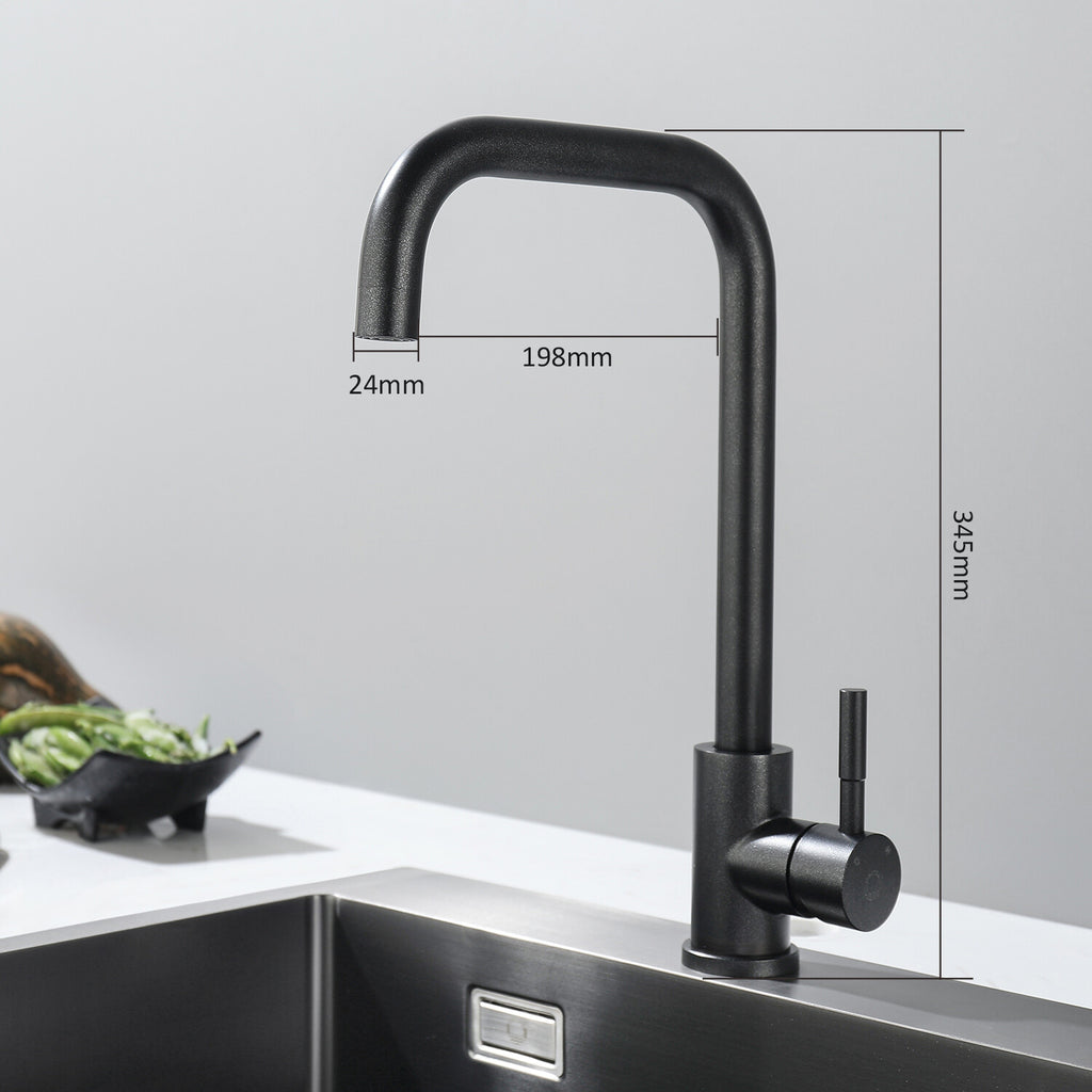 360° Drehbarer Küchenarmatur Wasserhahn Mischbatterie Küche Spültischarmat