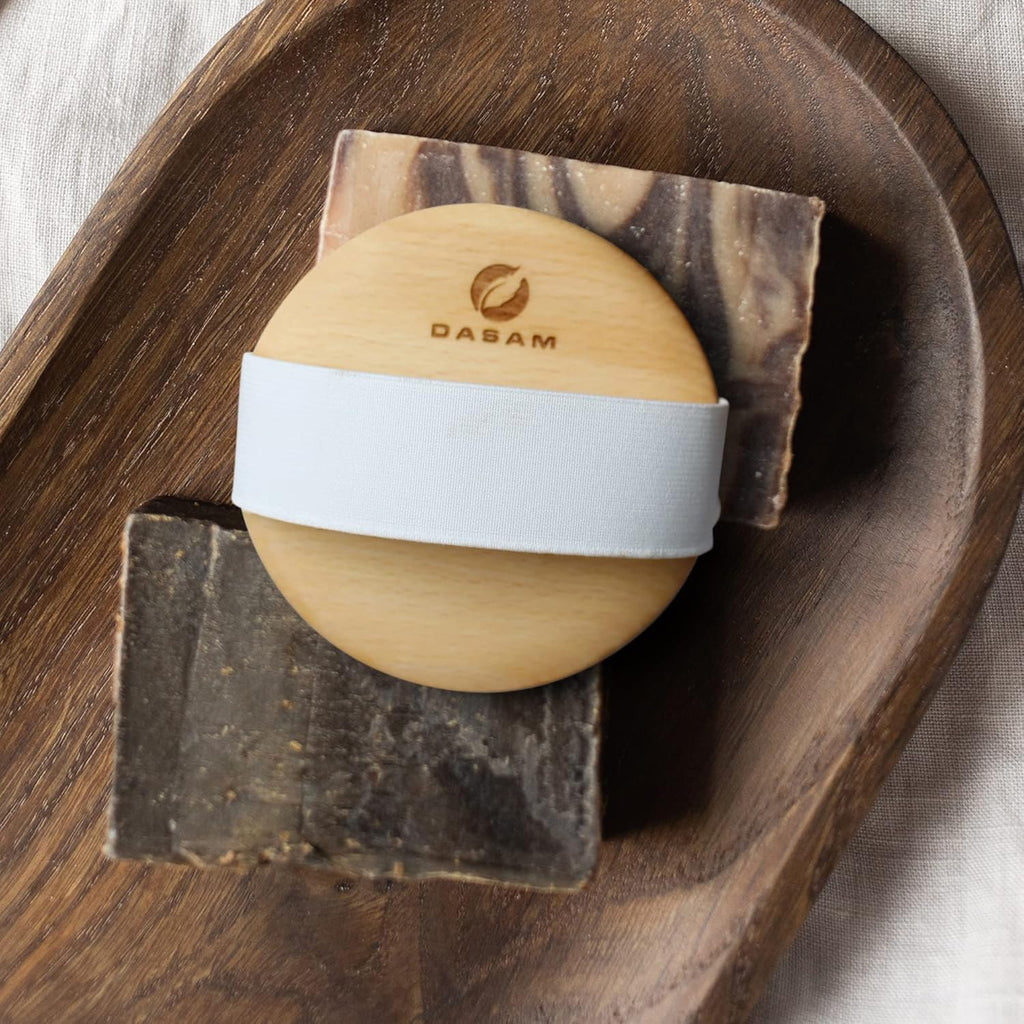 Körperbürste/Massagebürste |100% Naturborsten |Made in Germany|Peelingbürste |Zum Entfernen Abgestorbener Haut |Lymphdrainage|Zum Trockenbürsten |Trockenbürste |Gegen Cellulite|Dry Brush|Bürste