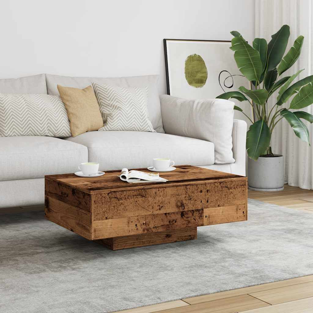 Couchtisch Altholz-Optik 85X55X31 Cm Holzwerkstoff
